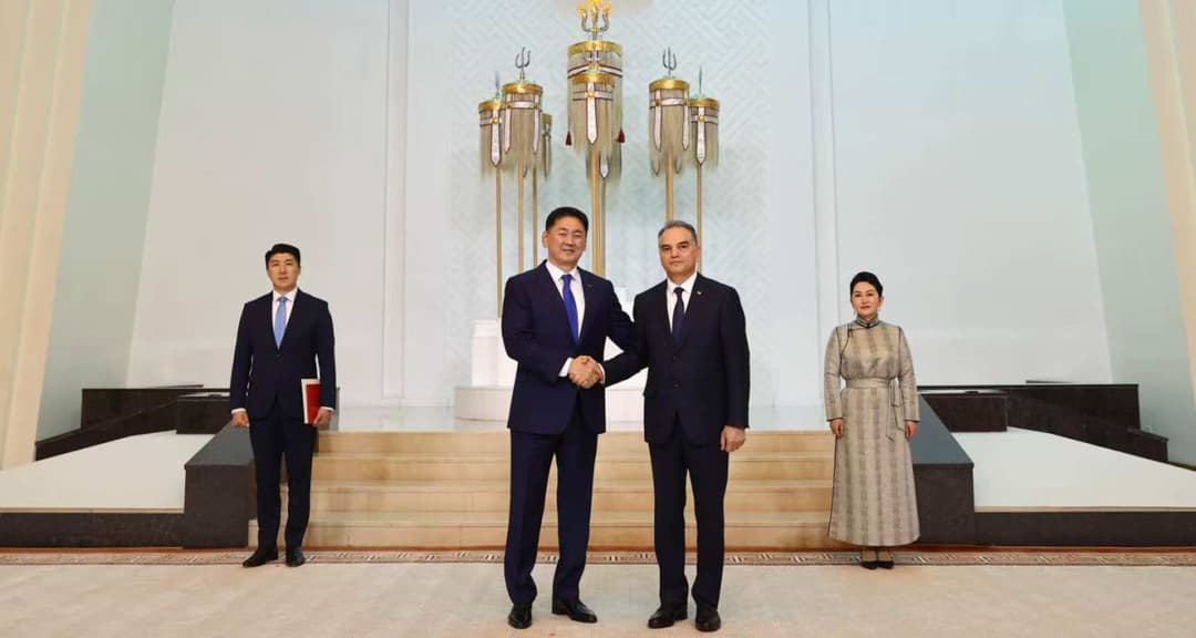 Ambassador of Turkmenistan presented his credentials to the President of Mongolia