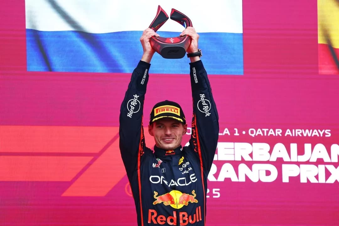 Formula 1'de 2025 sezonunun 17. yarışı olan Azerbaycan Grand Prix'sini, Max Verstappen kazandı