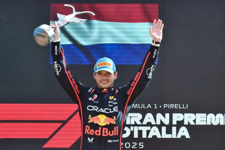Formula 1'de 2025 sezonunun 16. yarışı olan İtalya Grand Prix'sini, Max Verstappen kazandı