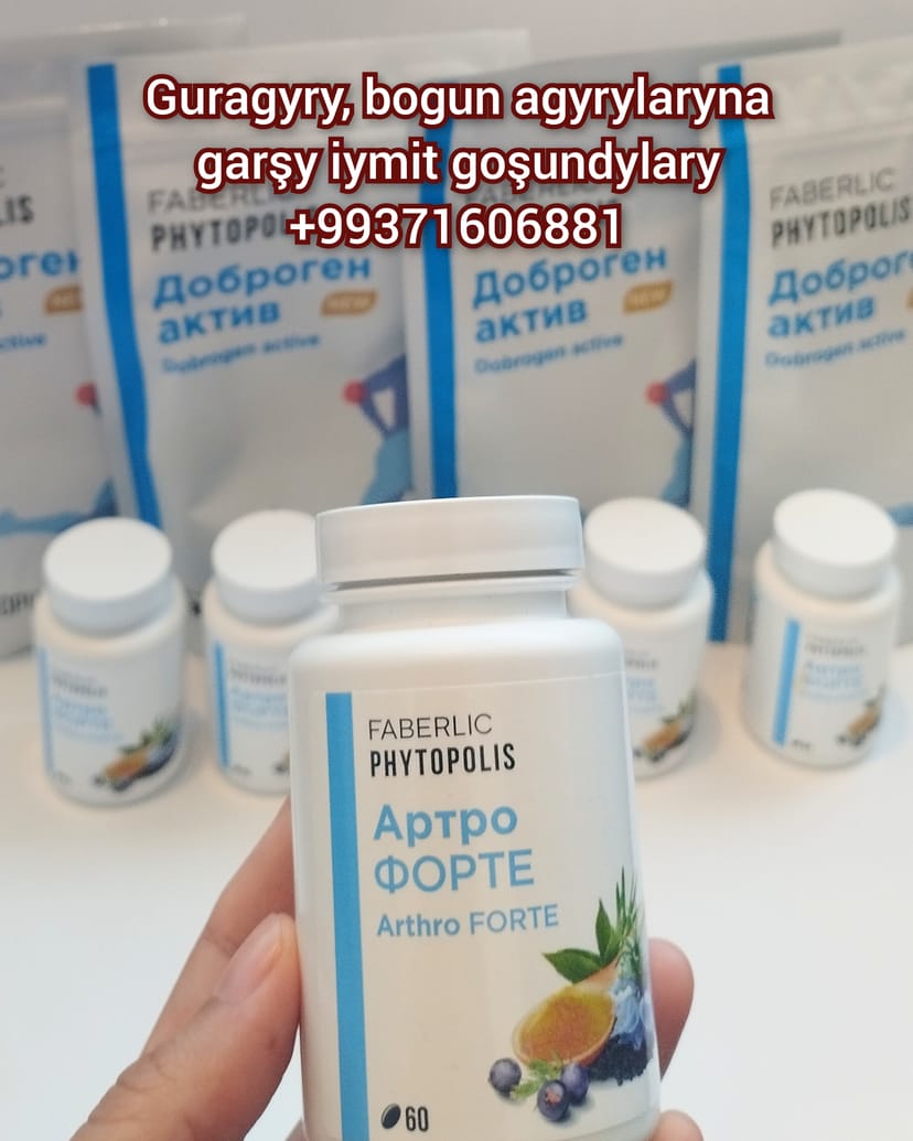Artro Forte. Bogun agyrylaryna garşy tebigy iýmit goşundysy 