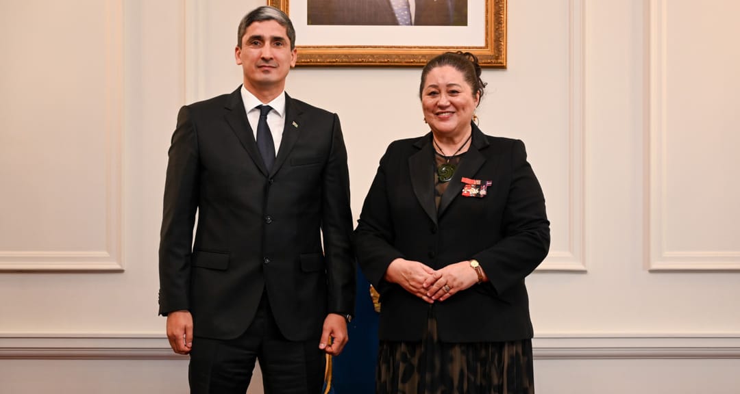 Türkmenistanyň ilçisi Täze Zelandiýanyň General-gubernatoryna ynanç hatlaryny gowşurdy