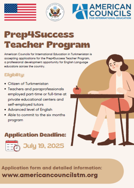 Turkmenistan launches new Prep4Success program for English teachers