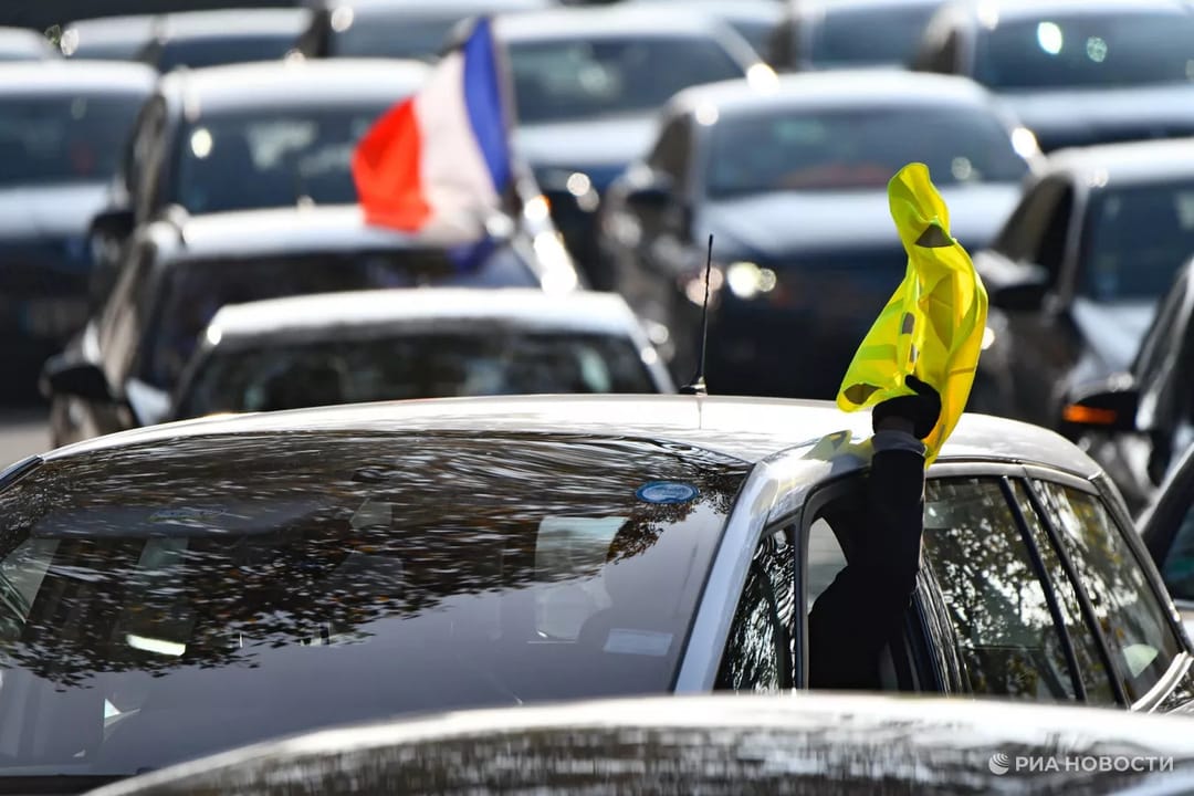 Fransiýada ulag dyknyşyklary 554 kilometre uzady