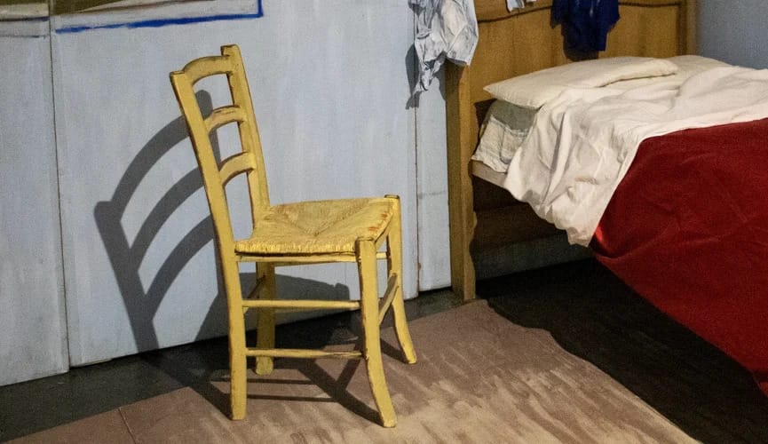 Jahankeşde Weronyň muzeýinde «Wan Goguň oturgyjyny» döwdi