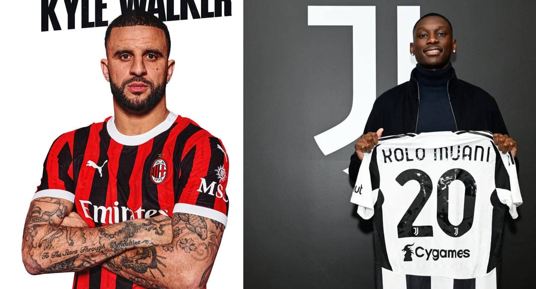 Кайл Уокер и Рандаль Коло-Муани переходят в итальянские клубы
