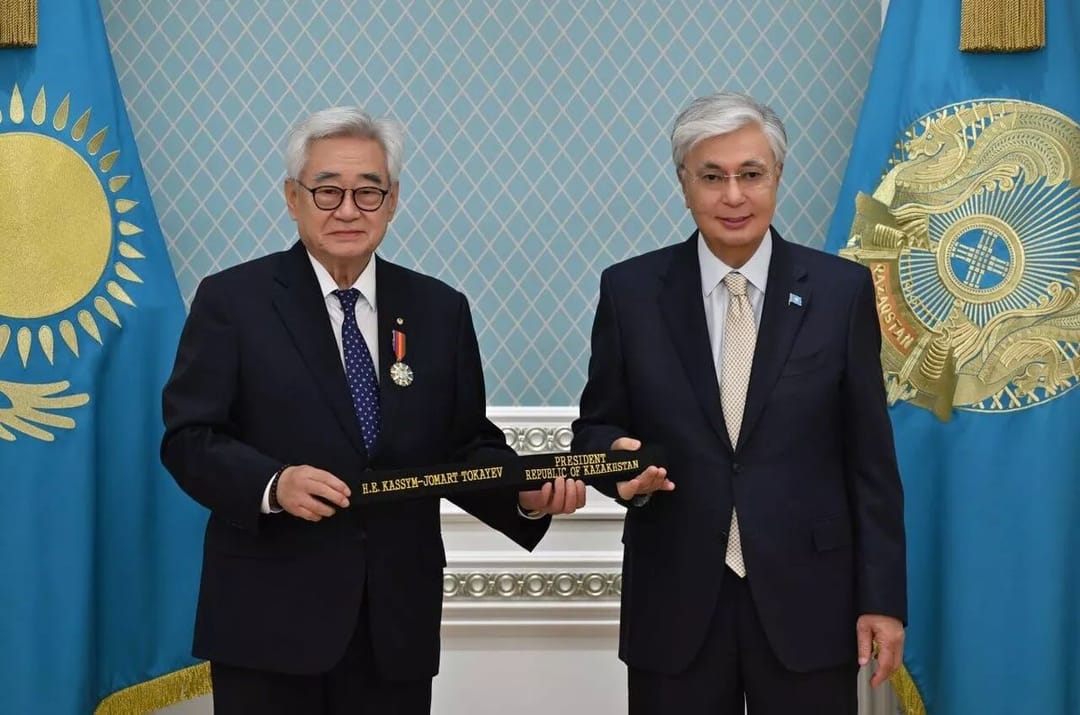 The President of Kazakhstan was awarded the ninth dan black belt in taekwondo