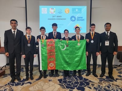 Schoolchildren from Turkmenistan won 6 medals at the Balkan Mathematical Olympiad