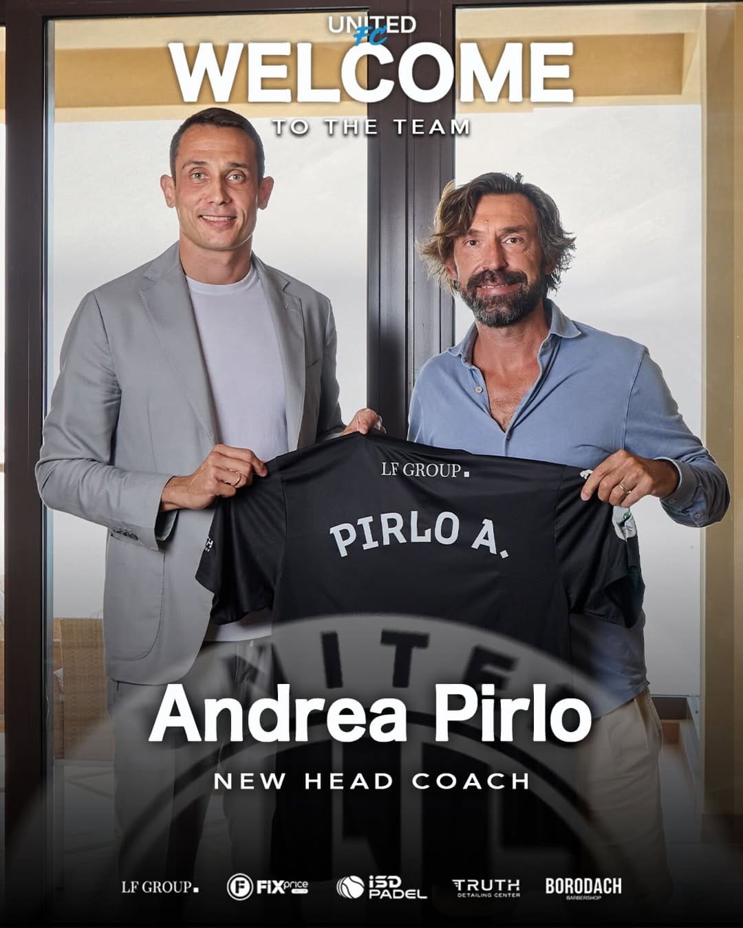 Andrea Pirlo appointed as manager of UAE League Two club