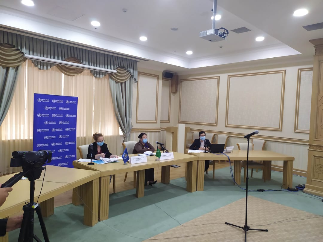 На брифинге подведены итоги миссии ВОЗ в Туркменистане