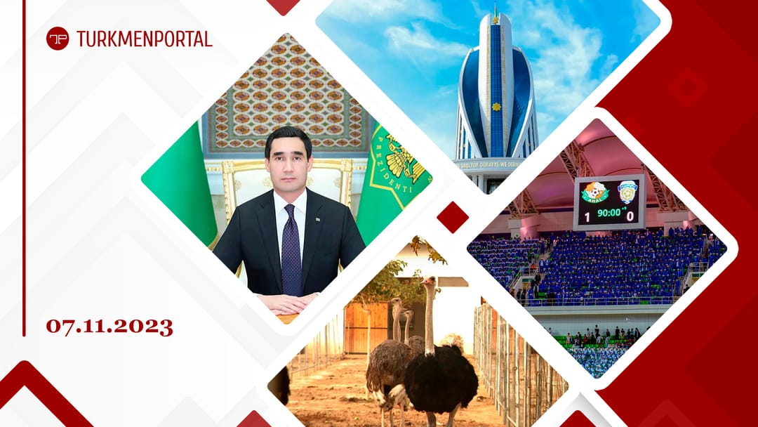 Туркменские предприниматели намерены экспортировать страусов, Туркменистан получил сертификат ВОЗ о выполнении целей по борьбе с гепатитом B, Сердар Бердымухамедов примет участие в 16-м саммите ОЭС и другие новости