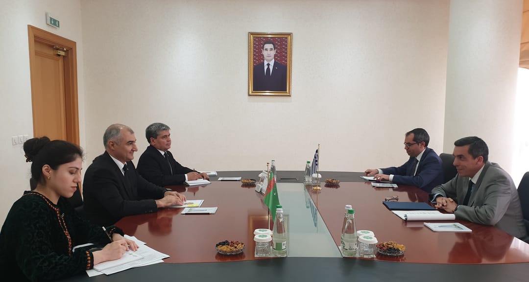 Türkmenistanyň we Gresiýa Respublikasynyň DIM-leriniň arasynda syýasy geňeşmeler geçirildi