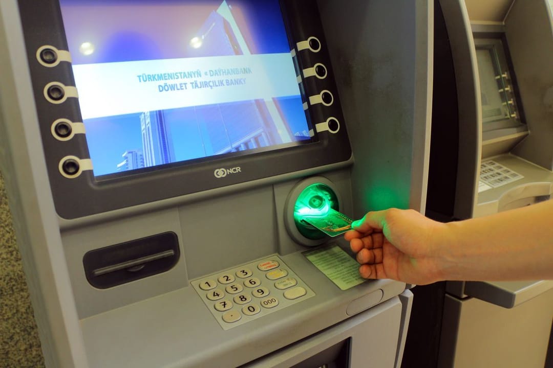 More than 2000 ATMs serve the population of Turkmenistan
