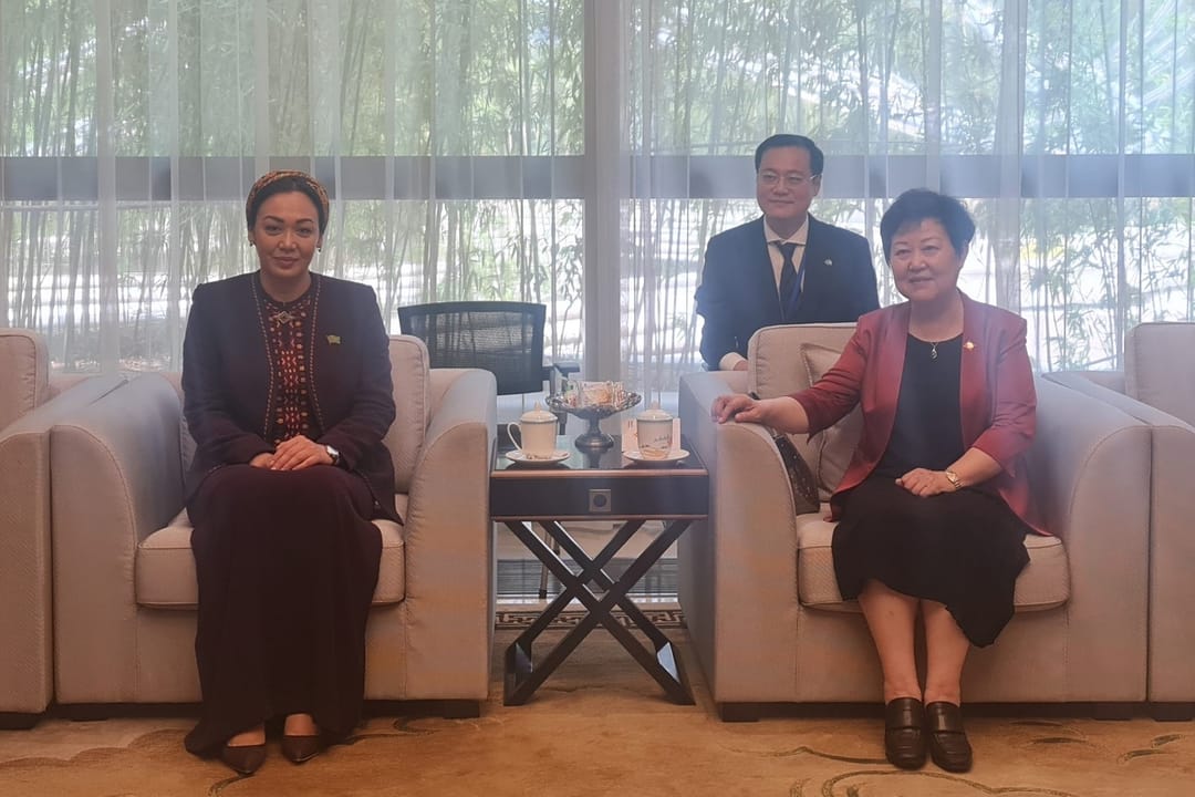 Türkmenistan Meclis Başkanı'nın Çin ziyareti başladı