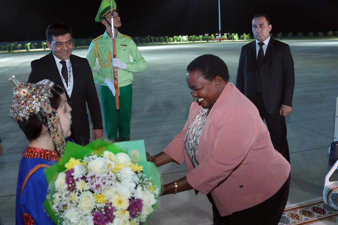 Ugandan Prime Minister arrived in Turkmenistan to attend UN Conference