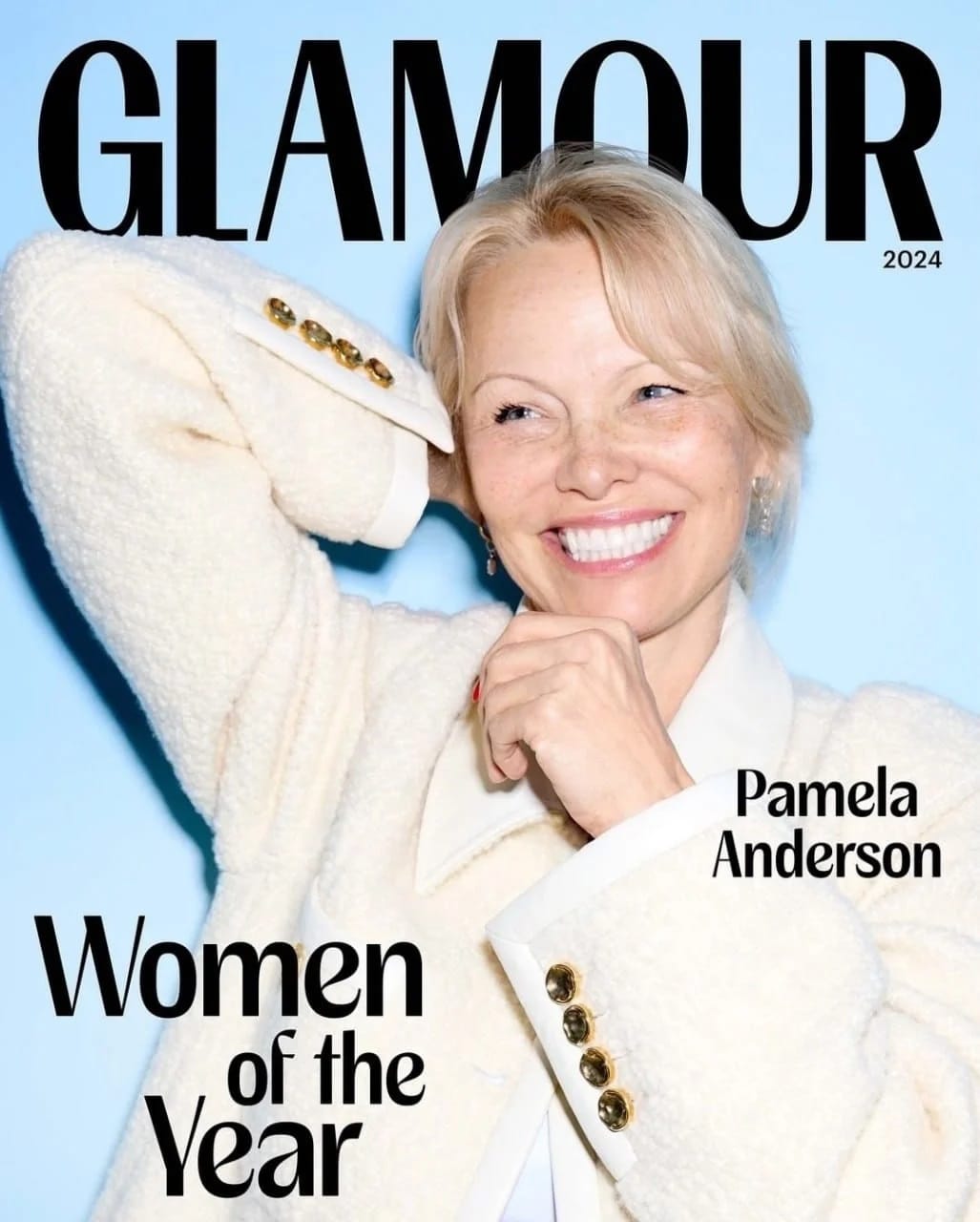 Pamela Anderson, Glamour dergisi tarafından "Yılın Kadını" seçildi