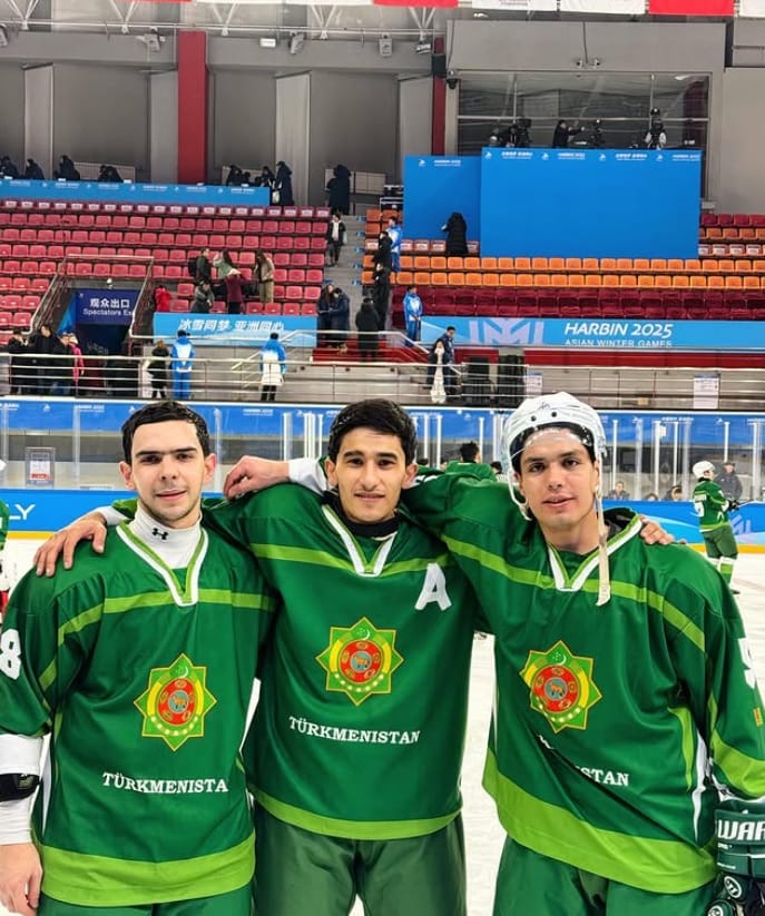 Turkmen hockey players defeat Indian team at Asian Winter Games