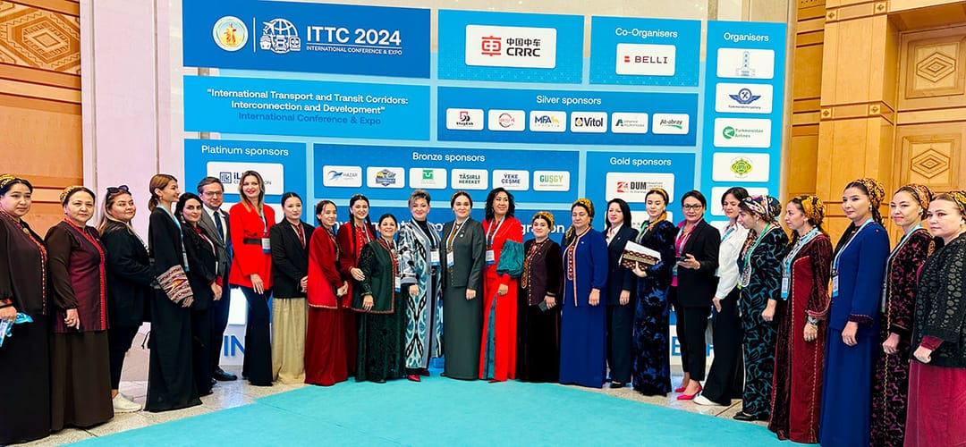 The role of women in the transport sector was discussed in Ashgabat