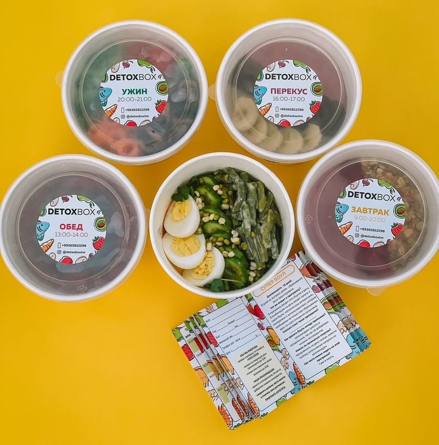  «Detoxboxtm» gündelik sagdyn iýmit önümlerini eltip bermek hyzmatyny hödürleýär