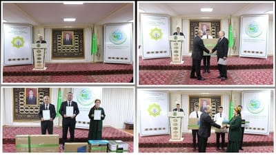 Turkmen University of Architecture and Construction honored its winners of the national ranking