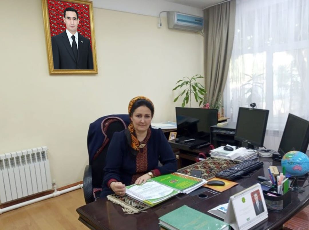 Named the best school director of Turkmenistan