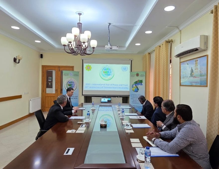 Türkmenistanyň ilçihanasynda Lahor Söwda-senagat palatasynyň Baş sekretary bilen duşuşyk geçirildi