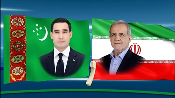 Serdar Berdimuhamedow Masud Pezeşkian bilen telefon arkaly söhbetdeş boldy  