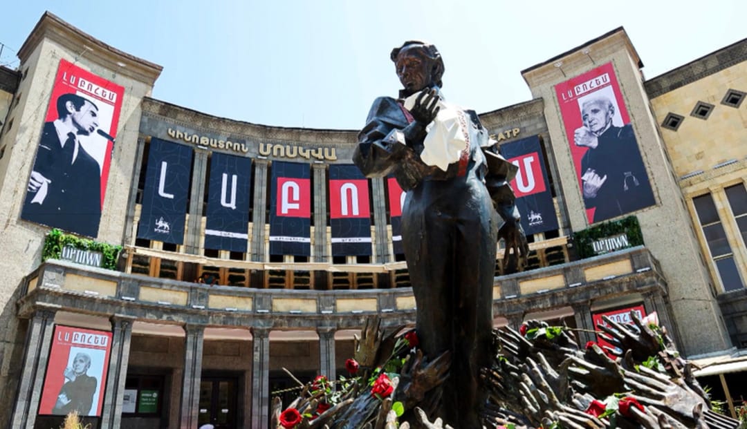 Charles Aznavour monument was ceremoniously opened in Yerevan