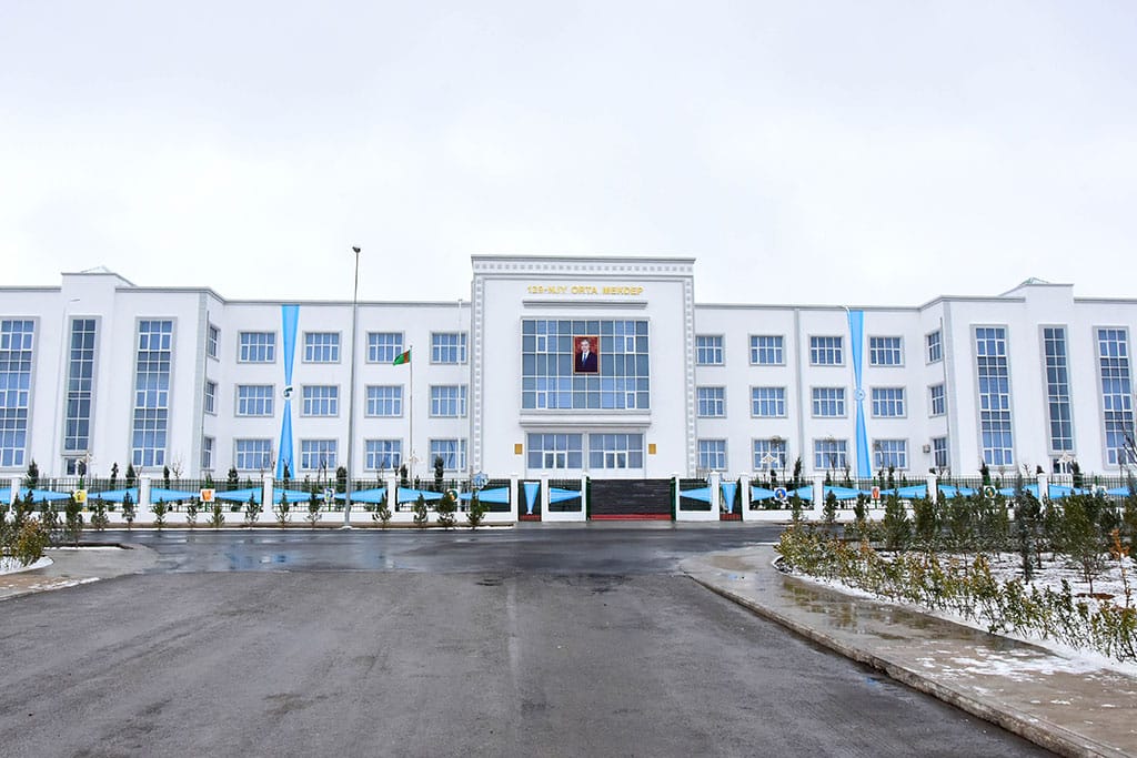 A new school for 600 places was opened in Ashgabat