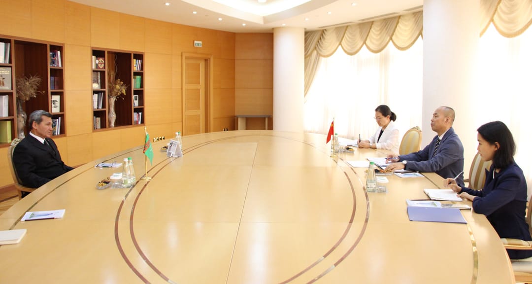 Türkmenistanyň daşary işler ministri Hytaýyň ilçisi bilen duşuşdy 