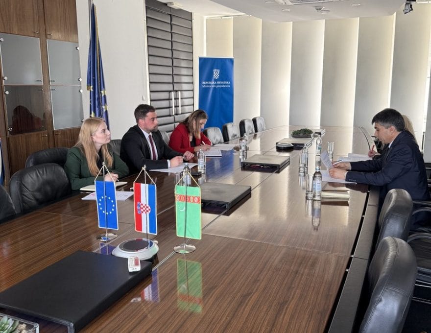 Türkmenistan ve Hırvatistan, karşılıklı ticaret fuarları ve turizm ortaklığına odaklandı