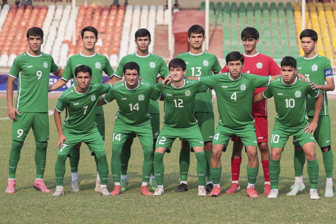 Turkmenistan beats Afghanistan in 5th place match at CAFA U-20 Championship