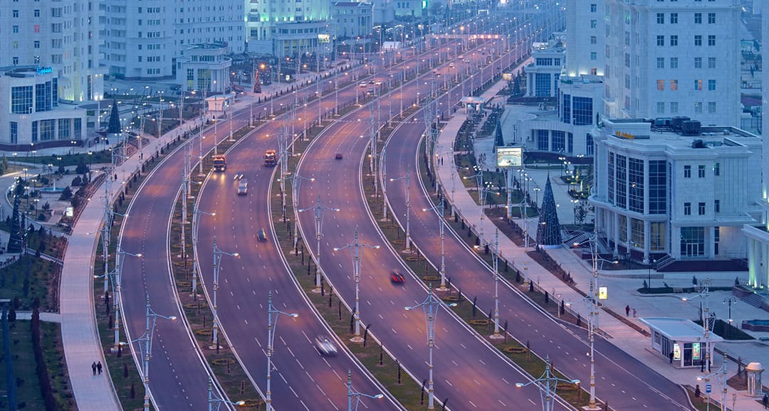 Aşkabat'ta birçok yol trafiğe kapatılacak