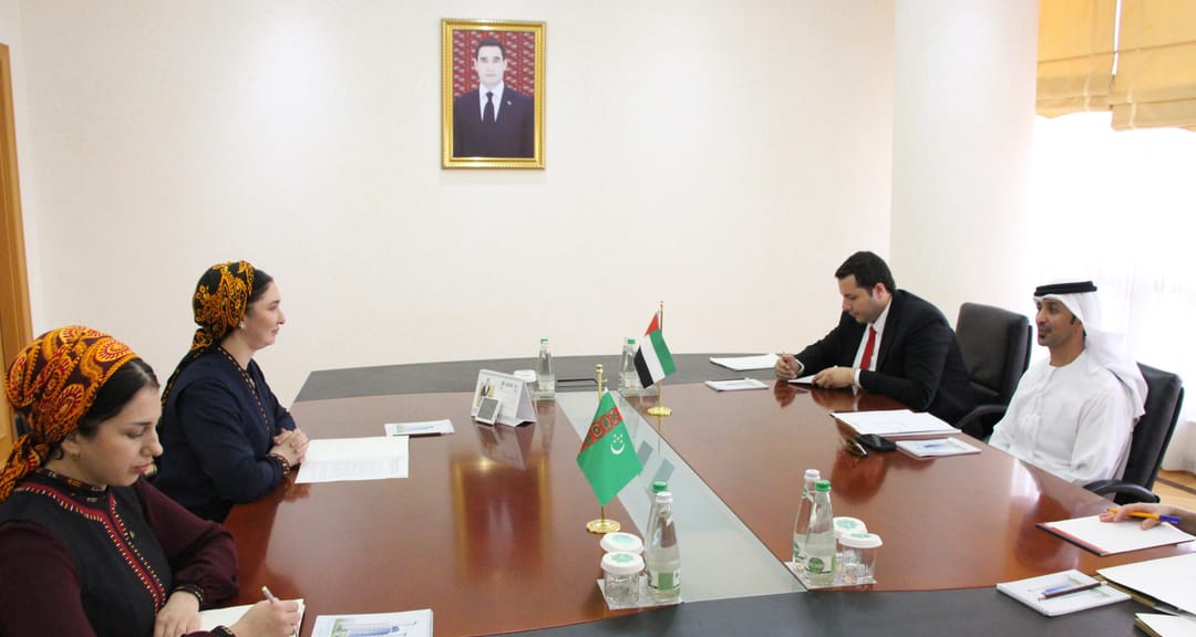 Türkmenistanyň daşary işler ministriniň orunbasary BAE-niň ilçisi bilen duşuşdy