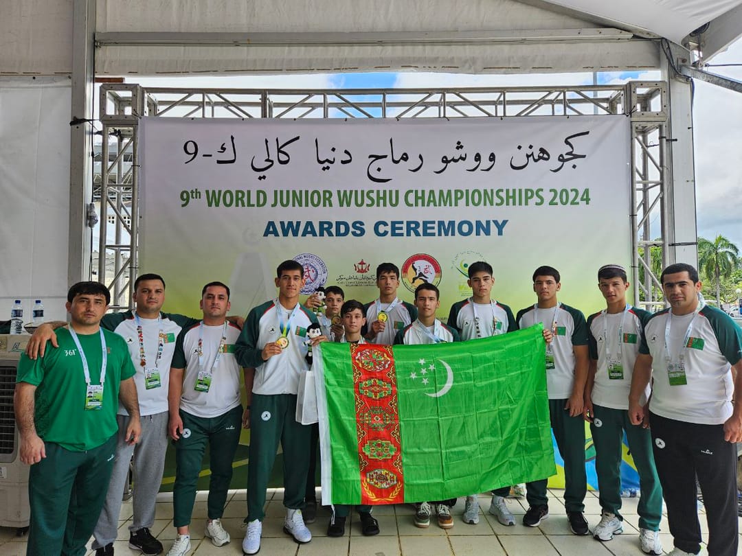 Туркменские мастера ушу завоевали 8 медалей на международных турнирах в сентябре