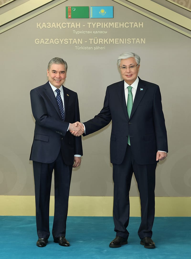 Ashgabat and Astana intend to intensify cooperation between ports on the Caspian Sea