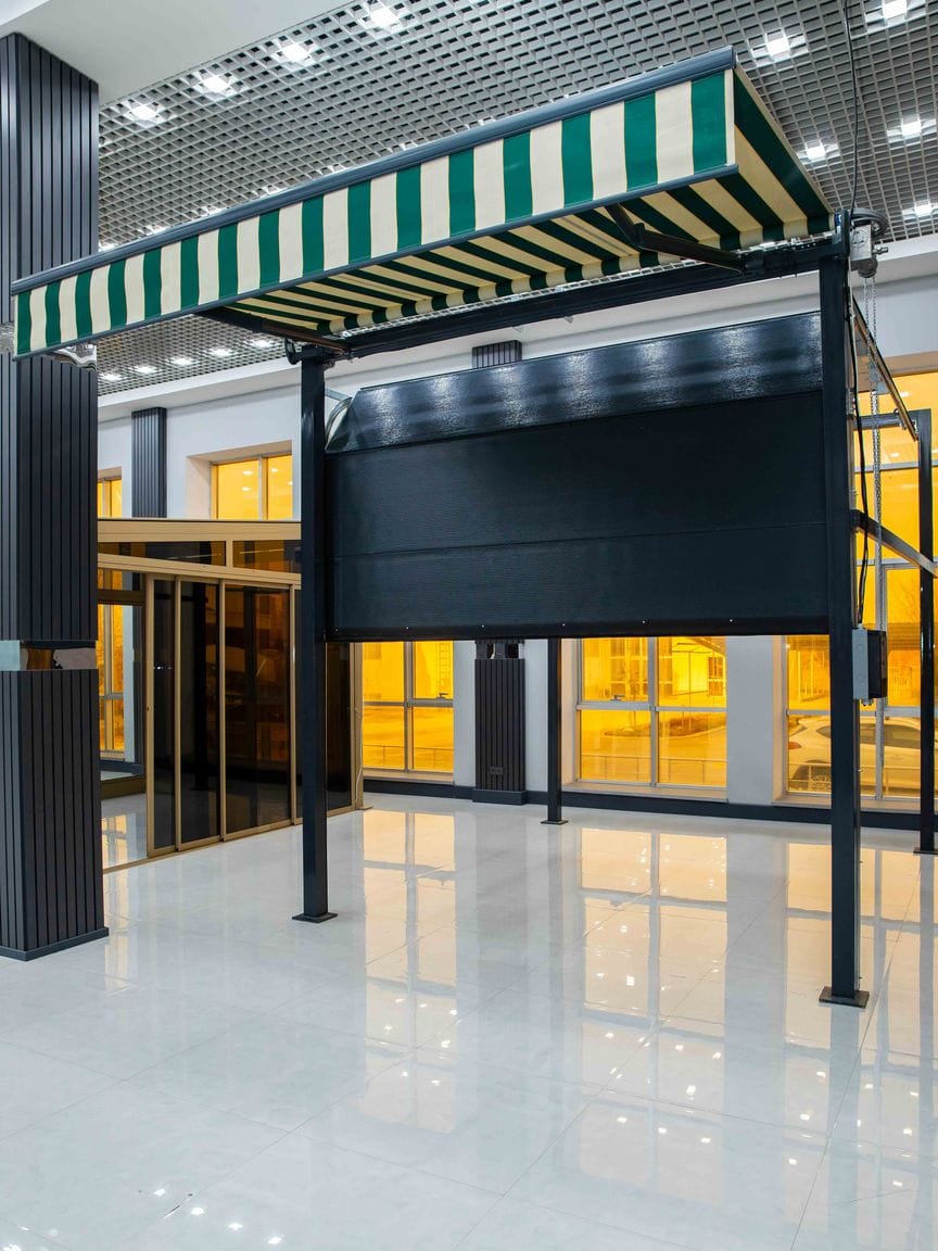 Reliable and stylish retractable awnings from “Maksatly Turkmen”: comfort in any weather