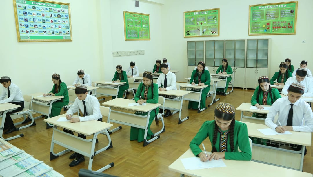 Graduates of the secondary schools had their first state exams