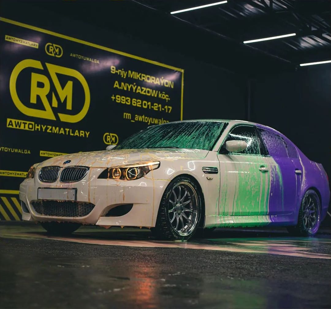 Ашхабадская автомойка RM предоставляет широкий спектр услуг