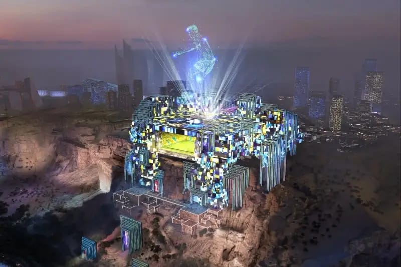 Saud Arabystanynda Dünýä kubogy ― 2034-iň bir stadionynyň taslamasy görkezildi