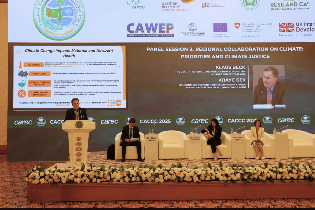 UNFPA Doğu Avrupa ve Orta Asya Bölge Müdür Yardımcısı Aşkabat’ı ziyaret etti