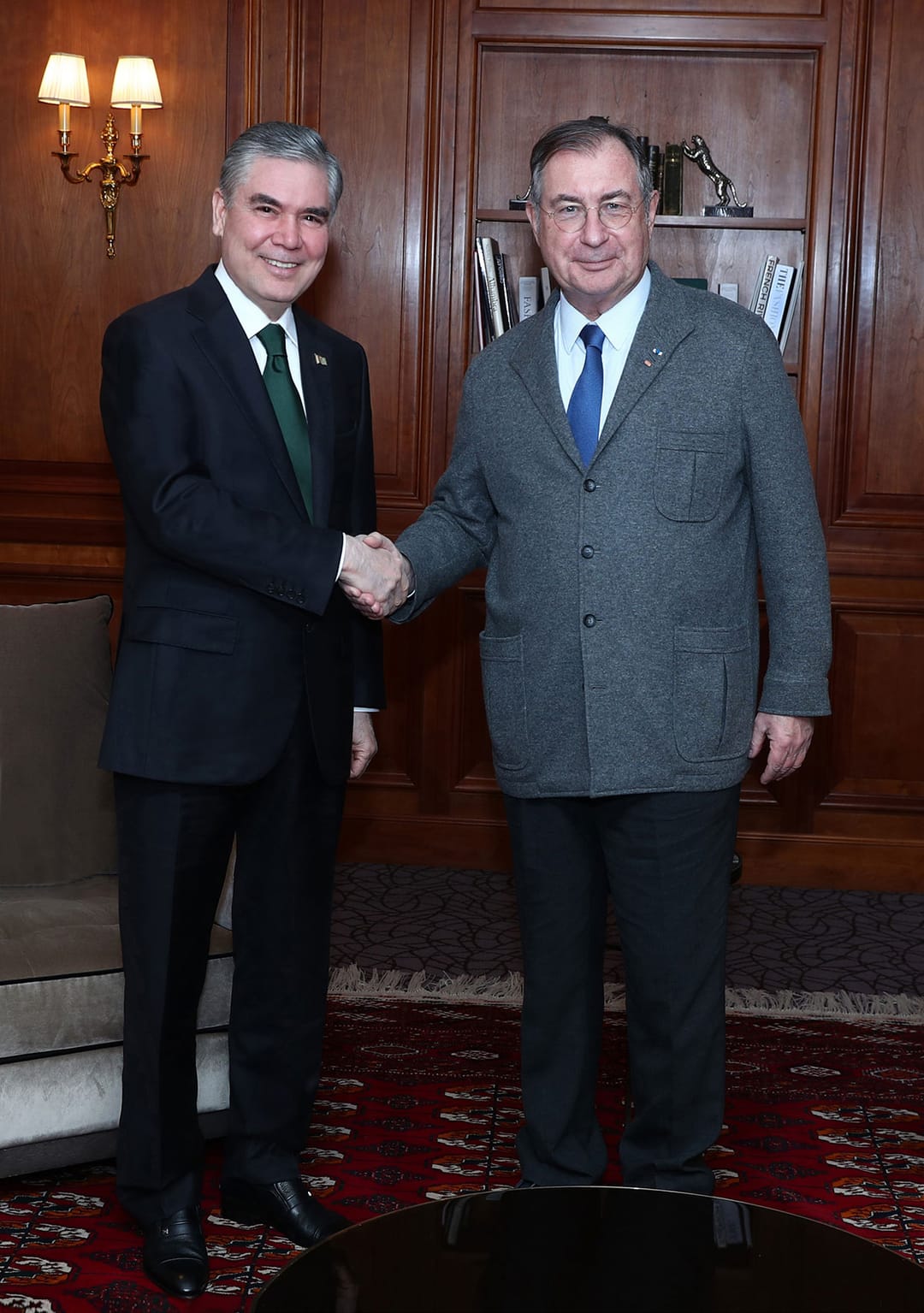 Gurbanguly Berdimuhamedow Monakoda "Buig" kompaniýasynyň ýolbaşçysy bilen duşuşdy  