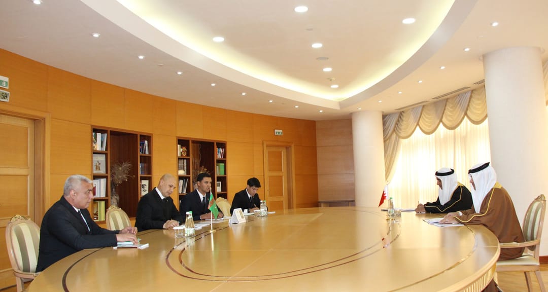 Türkmenistan Dışişleri Bakan Yardımcısı, Bahreyn'in yeni büyükelçisiyle görüştü