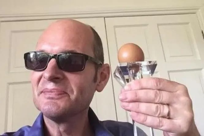 An Englishman paid £150 for a perfectly round chicken egg