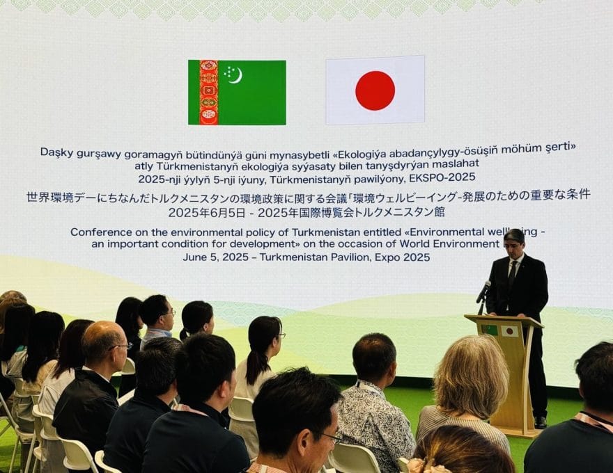 EXPO-2025-iň çäklerinde Türkmenistanyň Milli pawilýonynyň meýdançasynda halkara maslahat geçirildi