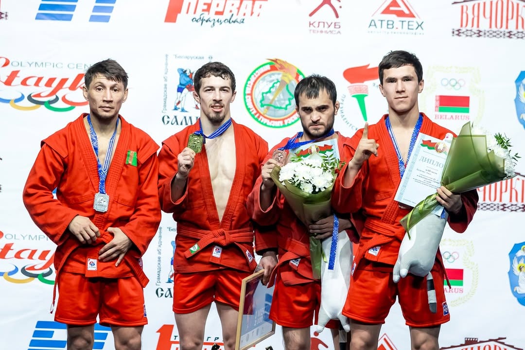 Turkmen Sambo Wrestlers Win 7 Medals on Second Day of International Tournament in Belarus