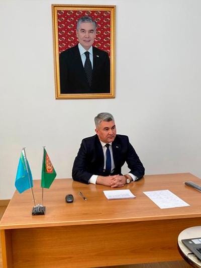 The Ambassador of Turkmenistan to Kazakhstan held an online meeting with Turkmen students