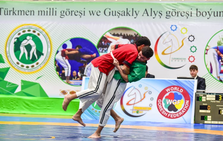 Aşgabatda «alyş»  göreşi boýunça halkara ýaryşa taýýarlyk görülýär