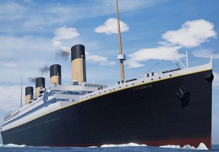 Rare Black Glass Necklace Recovered from Sunken Titanic