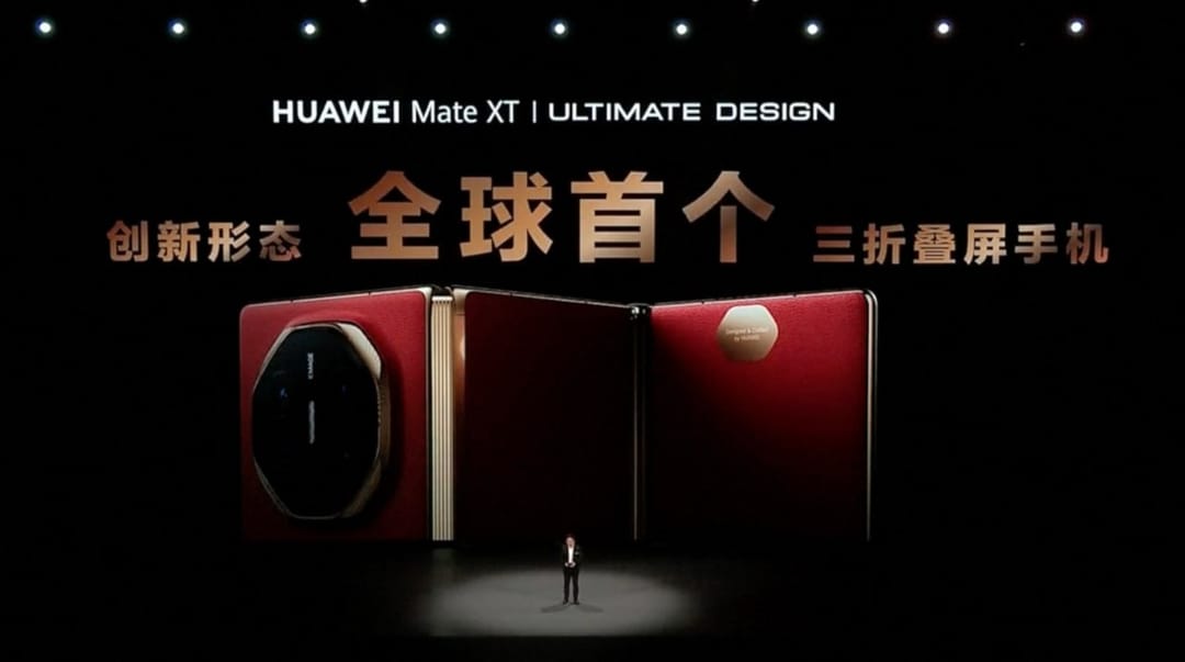 Huawei, Dünya'nın ilk 3’e katlanan telefon modeli olan Mate XT'yi tanıttı