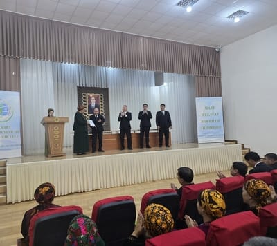 В Туркменистане прошла августовская конференция педагогов Марыйского велаята